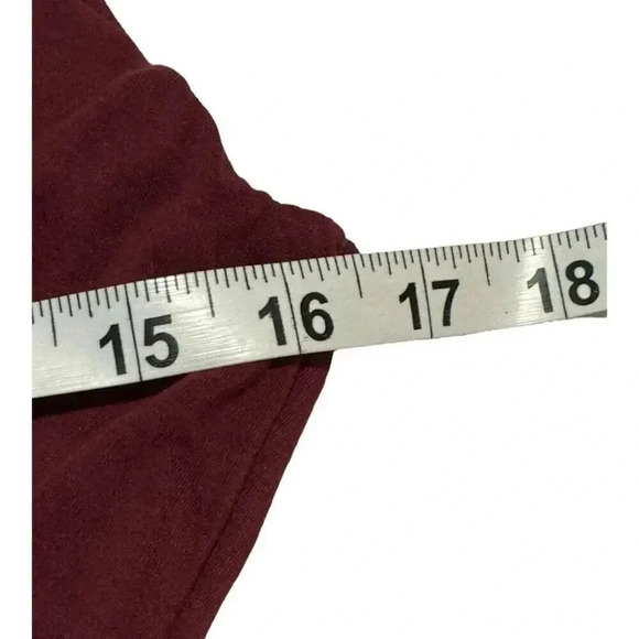 Banana Republic Stretch Women’s XS Burgundy Sleeveless Top - Picture 5 of 7